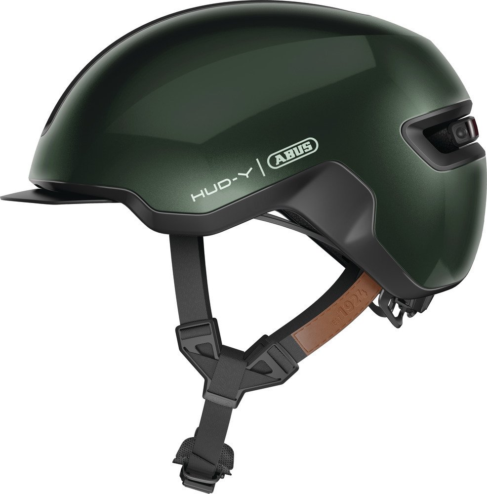 Kask rowerowy Abus HUD-Y, dla dorosłych i młodzieży, S, moss green AS