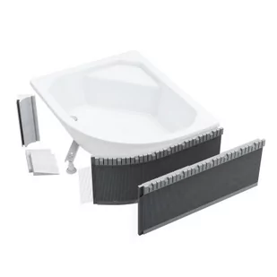 Schedpol Uniwersalna obudowa do brodzików kwadratowych i półokrągłych 90 x 90 - Obudowy brodzików - miniaturka - grafika 3