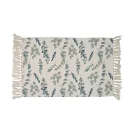 Dywany - Dywan z frędzlami wzór liście 60x90 cm - miniaturka - grafika 1