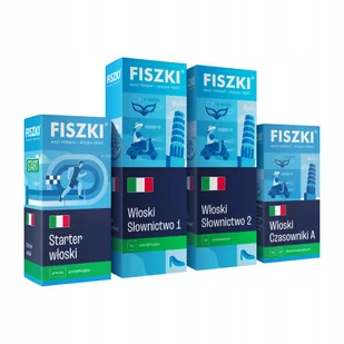 Zestaw Fiszek – Włoski dla początkujących (poziom A1-A2) - Książki do nauki języka włoskiego - miniaturka - grafika 1