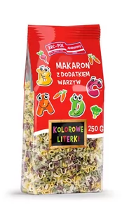 Arc-Pol Makaron kolorowe literki 250 g - Makaron - miniaturka - grafika 1