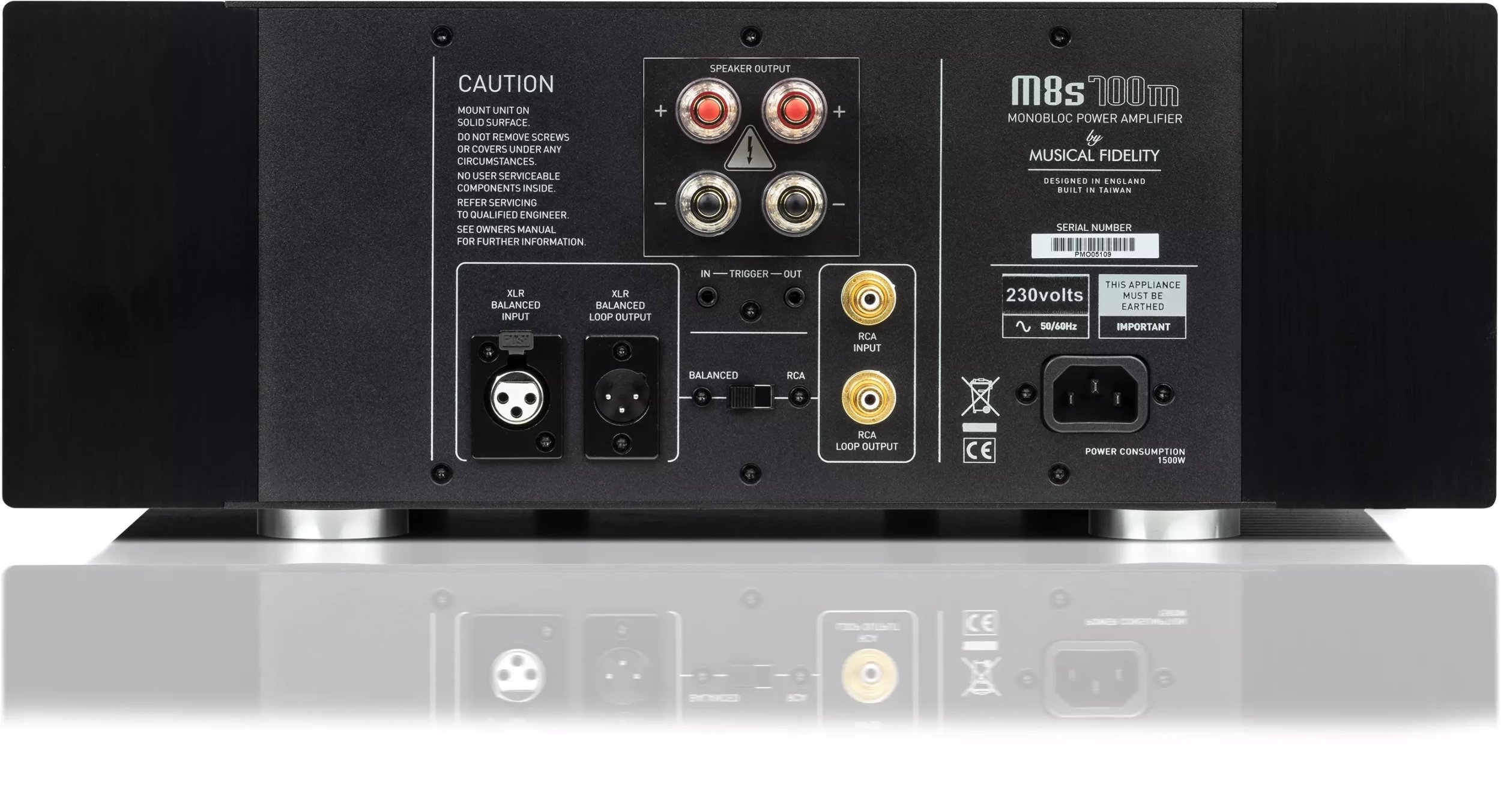 Musical Fidelity Wzmacniacz mono M8s-700m czarny