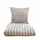 Uno Image omhu - Blok Stripe Bed Linen 140x220 cm - Piasek (22011121)