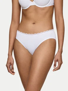 Triumph Figi klasyczne Feel Of Cotton 10224973 Biały - Majtki damskie - miniaturka - grafika 1