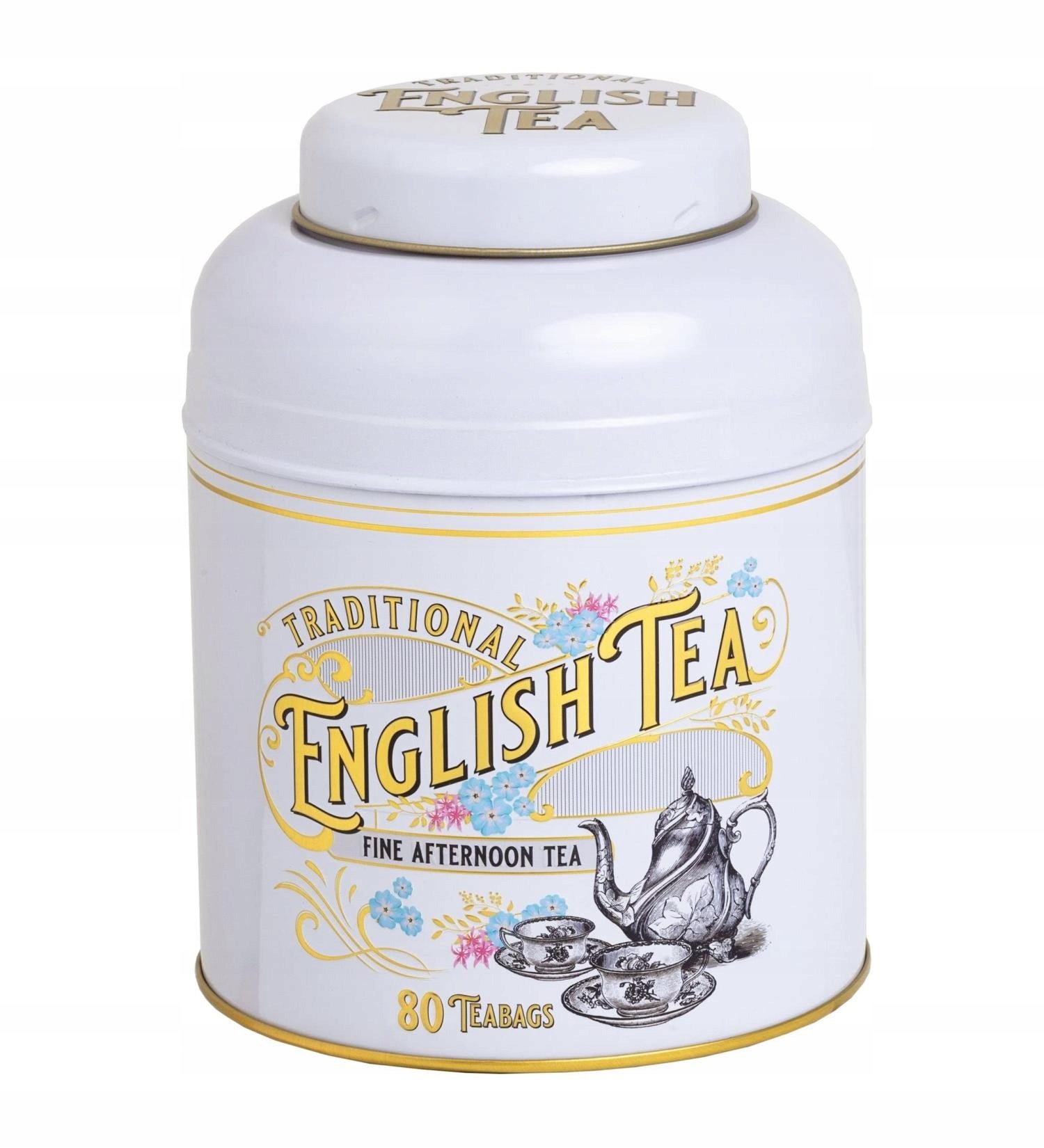 Herbata English Fine Afternoon Vintage White 160g 80 torebek cylinder