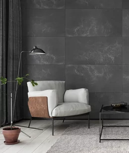 120x60 cm DS - (antracyt srebrne kruszywo) - płyta beton architektoniczny ultralekka - Elewacje - miniaturka - grafika 1
