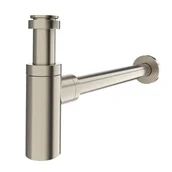 Syfony - EQUATION Syfon umywalkowy bez spustu niklowany CWK4 - miniaturka - grafika 1