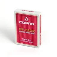 Zestawy do pokera - Copag Karty do pokera Copag Jumbo 4 rogi Red - miniaturka - grafika 1