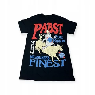 Koszulka T-shirt damski okrągły dekolt SPENCER'S PABST BLUE RIBBON S - Koszulki i topy damskie - miniaturka - grafika 1