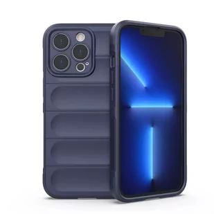 Magic Shield Case etui do iPhone 13 Pro Max elastyczny pancerny pokrowiec ciemnoniebieski - Etui i futerały do telefonów - miniaturka - grafika 1