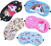 Akcesoria do bielizny - 5 sztuk Jednorożec Maska do spania Opaska na oczy Maska do spania Maska na oczy Cove - miniaturka - grafika 1