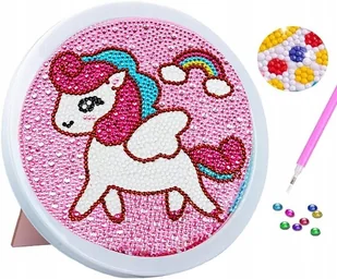 Obraz Malowanie Diamentami motyw Jednorożec dla Dzieci - Zabawki kreatywne - miniaturka - grafika 1