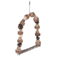 Klatki i wyposażenie dla ptaków - TIAKI huśtawka dla ptaków - Rozmiar L (szer. x wys.): 32 x 45 cm - miniaturka - grafika 1