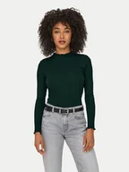 Bluzki damskie - ONLY Bluzka Emma 15180040 Zielony Slim Fit - miniaturka - grafika 1