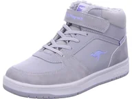 Buty dla dziewczynek - KangaROOS K-cp Bound Mid Ev sneakersy dziewczęce, Ultimate Grey Lavendin, 34 EU - miniaturka - grafika 1