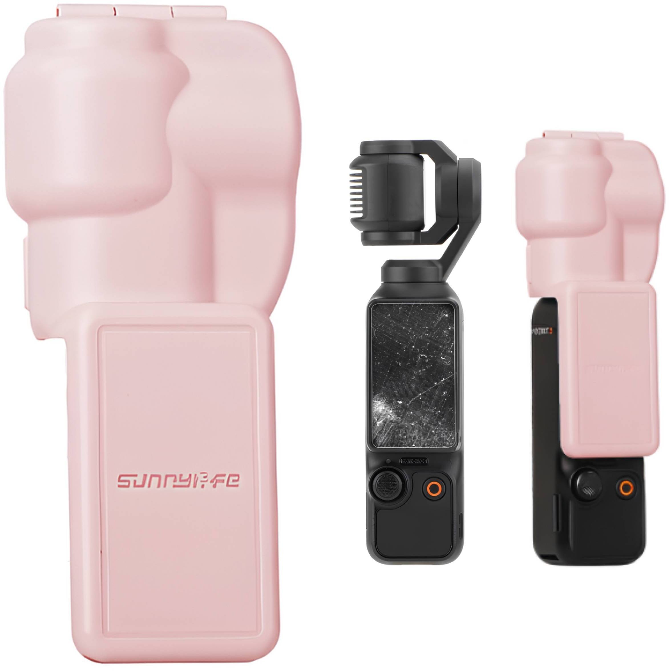 POKROWIEC ETUI OCHRONNE OSŁONA CHRONIĄCA GIMBALA I EKRAN DO DJI OSMO POCKET 3 RÓŻOWA