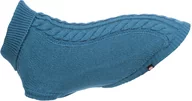 Ubranka dla psów - TRIXIE Kenton pulower, XS 27cm, niebieski [TX-680061] - miniaturka - grafika 1