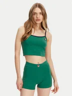 Koszulki i topy damskie - Fila Top Lissey FAW1028 Zielony Cropped Fit - miniaturka - grafika 1