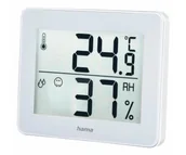 Systemy inteligentnych domów - Hama Termometr/higrometr th-130 (biały) - miniaturka - grafika 1