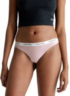 Majtki damskie - CALVIN KLEIN MAJTKI DAMSKIE RÓŻOWE STRINGI L 2A3F1_D* TIA - miniaturka - grafika 1