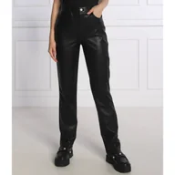Spodnie damskie - GUESS Spodnie CAROLINE | Straight fit - miniaturka - grafika 1