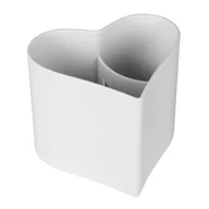 Akcesoria łazienkowe - Organizer ELLI 10,5 x 12 x 10 cm szary - miniaturka - grafika 1