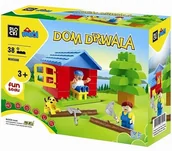 Klocki - Blocki Klocki MUBI Dom Drwala 38 elementów - miniaturka - grafika 1