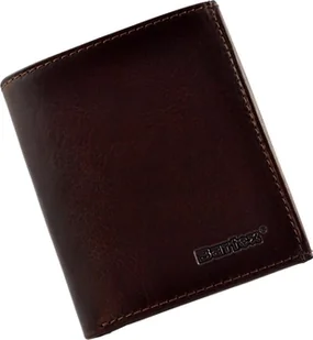Bartex BARTEX 10201M skórzany portfel męski brąz - Portfele - miniaturka - grafika 1
