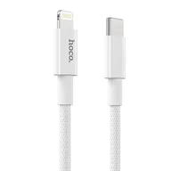 Kable USB - Hoco kabel Typ C for iPhone Lightning 8-pin Power Delivery Fast Charge PD20W X56 biały - miniaturka - grafika 1