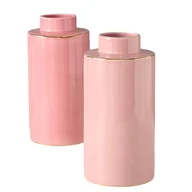 Wazony i flakony - Dekoracyjny wazon Be Pure Home Paragon szklany szary 21 cm - miniaturka - grafika 1