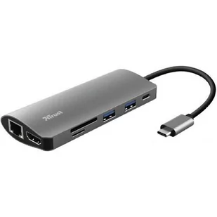 TRUST TRUST Multi adapter DALYX 7-IN-1 USB-C - Pozostałe akcesoria sieciowe - miniaturka - grafika 2