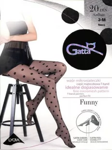 Rajstopy w Duże Kropki Gatta Funny 07 20 Den - Rajstopy - miniaturka - grafika 1