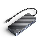 Złącza, przejściówki, adaptery - Hub stacja dokująca OM28PR-G2 z kieszenią na dysk M.2 USB-C - USB-A USB-C HDMI Ethernet - czarna ORICO - miniaturka - grafika 1