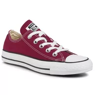 Trampki damskie - Converse Trampki All Star Ox M9691C Maroon - miniaturka - grafika 1