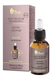 HYDRO LASER Ava Aktywatory Młodości Plus ZŁOTO I JEDWAB 30ml - Serum do twarzy - miniaturka - grafika 2