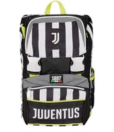 Plecaki szkolne i tornistry - Seven Plecak szkolny F.C. JUVENTUS Football - WIN IS THE RULE, czarny biały - dwukomorowy plecak rozkładany na zamek błyskawiczny i kieszeń na butelkę, plecak dla dzieci, Wielobarwny, Taglia unica, - miniaturka - grafika 1