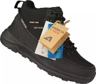Buty trekkingowe męskie - Buty trekkingowe męskie American Club Młodzieżowe buty zimowe trekkingowe American Club DWT232/24BL czarne 37 - miniaturka - grafika 1