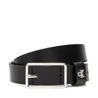 Paski - Pasek Damski Calvin Klein LV04F7050G Czarny - miniaturka - grafika 1