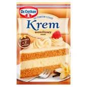 Bakalie - Dr. Oetker Krem do tortów i ciast smak waniliowy 120 g Dr. Oetker - miniaturka - grafika 1