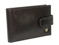 Etui na dokumenty i karty - Etui Na Dokumenty ROVICKY (PL) Poziome Z Zapinką RFID TW02-RVT CZEKOLADOWE 11 x 7 x 2 [cm] - miniaturka - grafika 1