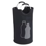 Kosze na śmieci - Czarny kosz na śmieci na szkło Wenko - miniaturka - grafika 1