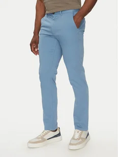 BOSS Chinosy Chino_Slim 50510933 Niebieski Slim Fit - Spodnie męskie - miniaturka - grafika 1