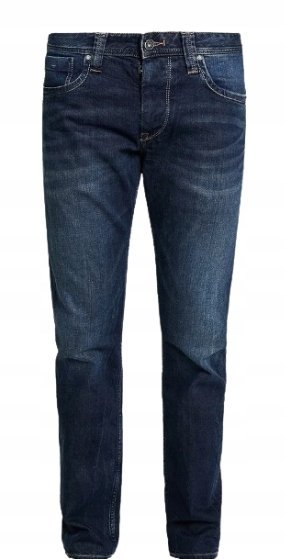 PEPE JEANS JEANSY MĘSKIE PROSTE GRANATOWE NA GUZIKI 32/34 XQA