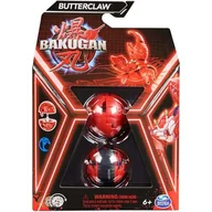 Figurki dla dzieci - Bakugan Butterclaw Czerwona figurka bitewna transformująca + karty - miniaturka - grafika 1