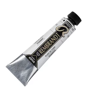 Farba akrylowa, Talens Rembrandt, 105 Titan white, 40 ml - Farby i media malarskie - miniaturka - grafika 1