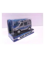 Samochody i pojazdy dla dzieci - Mini Van Policja 8cm w pud. p24 HIPO - miniaturka - grafika 1