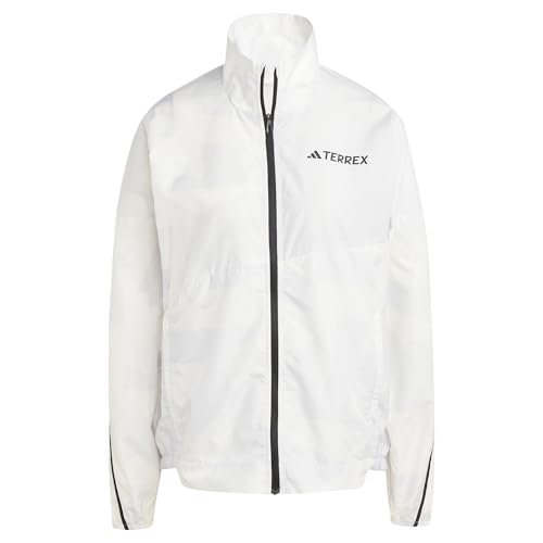adidas Kobiety Terrex Multi Printed Wind Jacket, Dash Grey/White, M