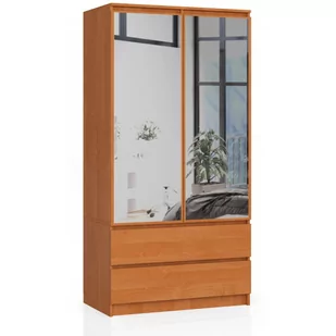 SZAFA S 90 cm 2 DRZWI 2 SZUFLADY 2 LUSTRA OLCHA - Szafy - miniaturka - grafika 1