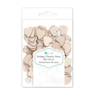 Dekoratorstwo - Drewniane Kształty Dalprint Serca Mix 120 Szt. - miniaturka - grafika 1