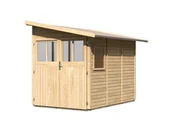 Altany ogrodowe - KARIBU dom drewniany WANDLITZ 3 (55256) natur - miniaturka - grafika 1